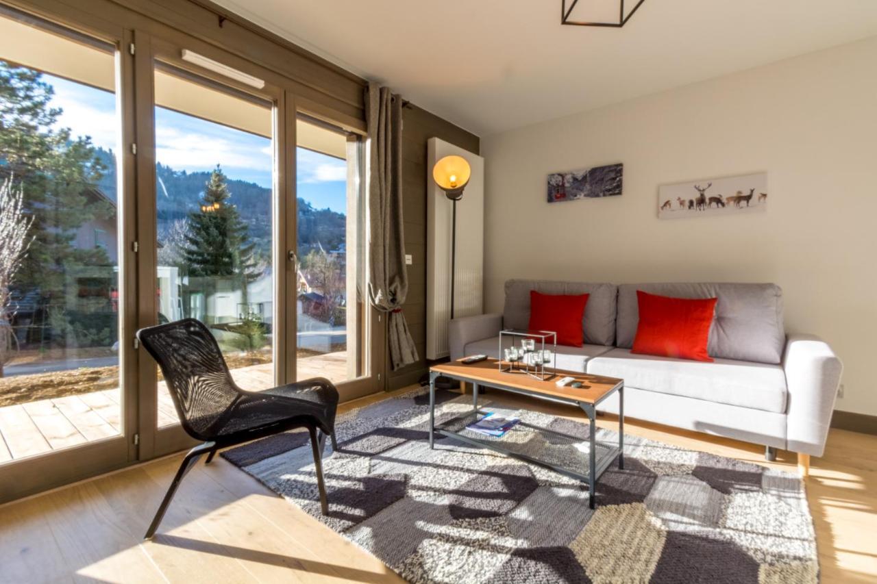 サン・ジェルヴェ・レ・バン2 Pieces Vue Domaine Skiable Proche Arret Navette - Chalet Perretteアパートメント エクステリア 写真